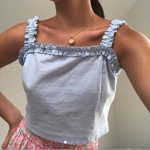Blue Ruffle Camisole want gone ASAP!!